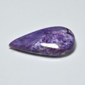 Charoïte Violet naturelle En forme de poire, 11.16 ct, Opaque