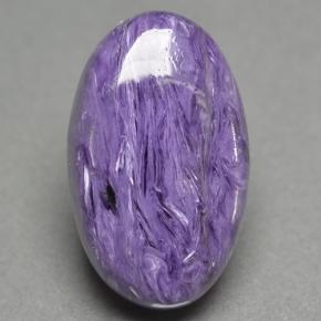 Charoïte violet naturelle coupe ovale, 10,57 ct, opaque