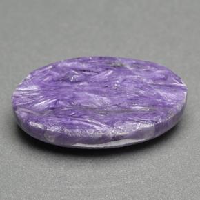 Charoïte violet naturelle coupe ovale, 10,57 ct, opaque