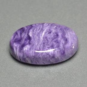 Charoïte Violet naturelle Coupe ovale, 12.16 ct, Opaque