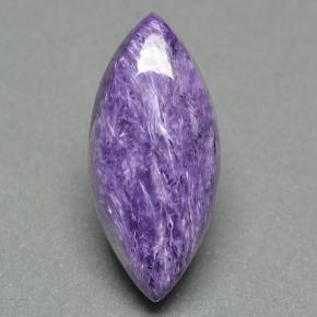 Charoïte violet naturelle marquise, 9,36 ct, opaque