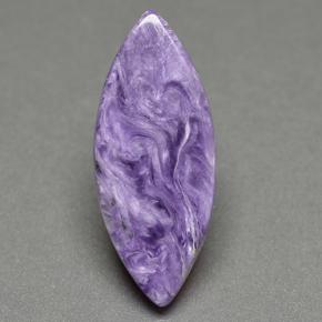 Charoïte Violet naturelle Marquise, 4.65 ct, Opaque