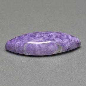 Charoïte Violet moyen naturelle Marquise, 11.24 ct, Opaque