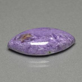 Charoïte Violet naturelle Marquise, 11.38 ct, Opaque