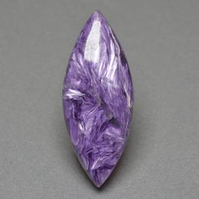 Charoïte violet naturelle marquise, 9,46 ct, opaque