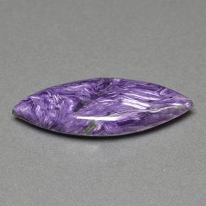 Charoïte violet naturelle marquise, 9,46 ct, opaque