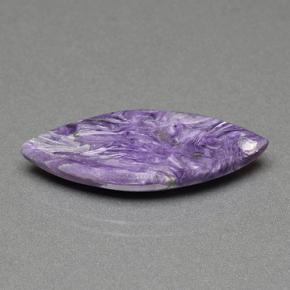 Charoïte violet naturelle marquise, 9,46 ct, opaque