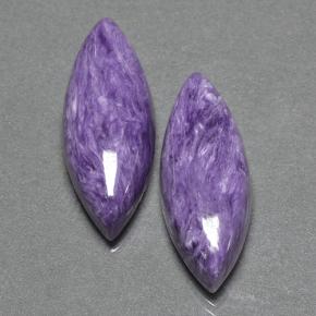 Achetez naturel 16,62ct violet charoïte gems, marquise, en provenance russie chez gemselect. en stock, livraison internationale!