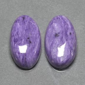 Achetez naturel 11.14ct Violet Charoïte gems, Coupe ovale, En provenance Russie chez GemSelect. En stock, livraison internationale!