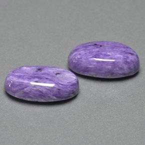 Achetez naturel 11.14ct Violet Charoïte gems, Coupe ovale, En provenance Russie chez GemSelect. En stock, livraison internationale!