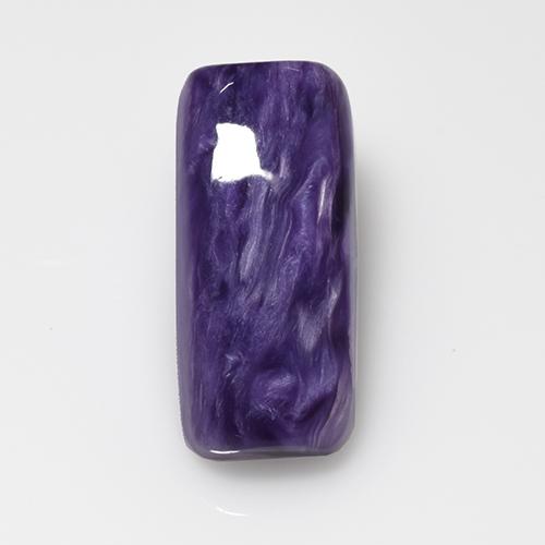 Charoïte violet naturelle coupe coussin, 7,11 ct, opaque