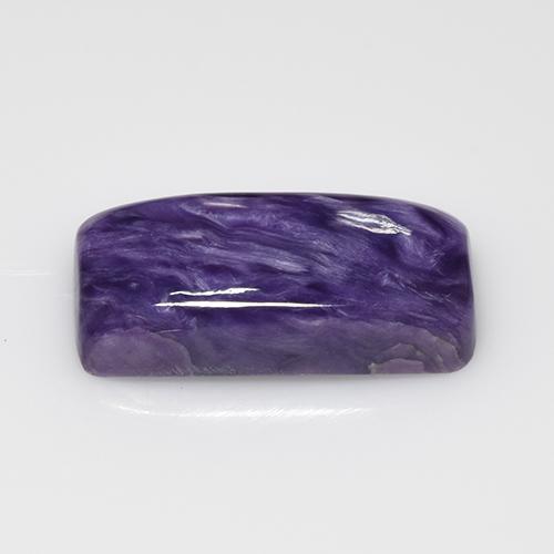 Charoïte violet naturelle coupe coussin, 7,11 ct, opaque