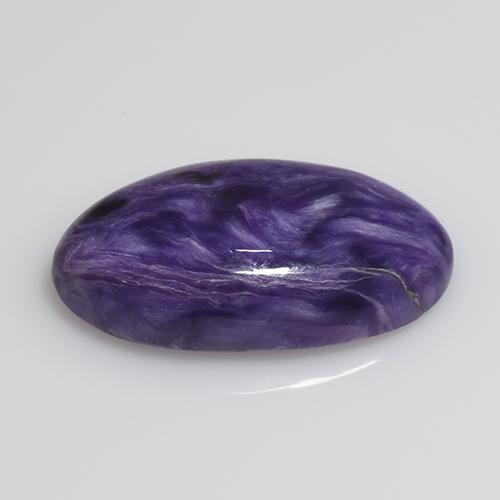 Charoïte Violet naturelle Coupe ovale, 5.40 ct, Opaque