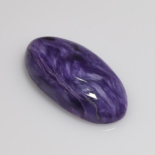 Charoïte Violet naturelle Coupe ovale, 5.40 ct, Opaque