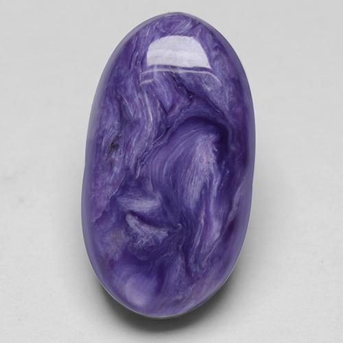Charoïte Violet naturelle Coupe ovale, 6.17 ct, Opaque
