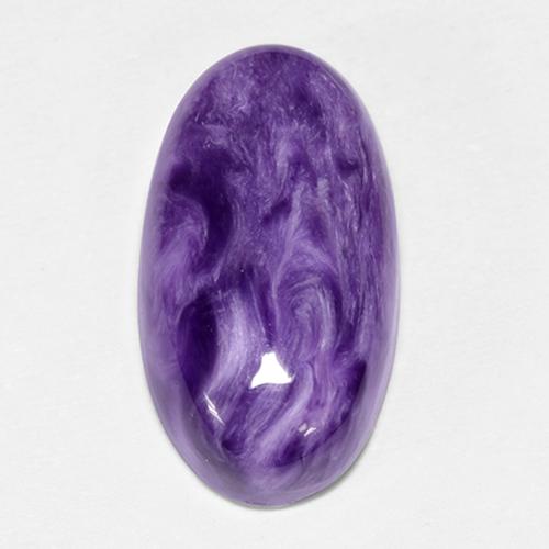 Charoïte Violet naturelle Coupe ovale, 6.23 ct, Opaque