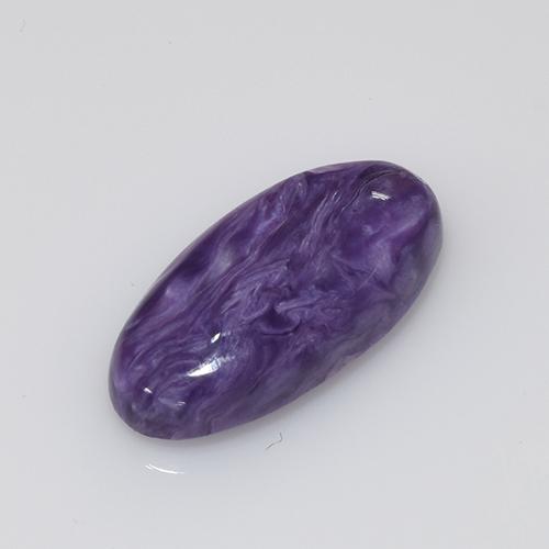 Charoïte Violet naturelle Coupe ovale, 4.14 ct, Opaque
