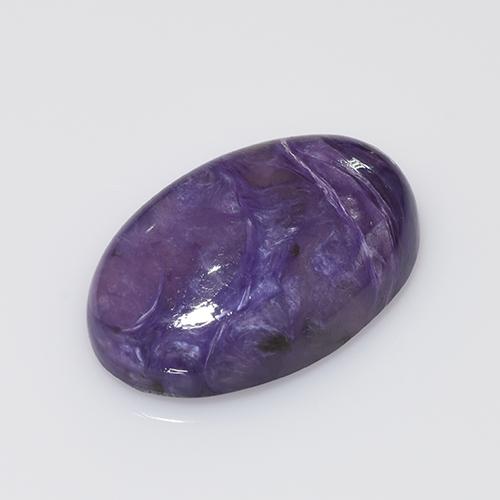 Charoïte violet naturelle coupe ovale, 10,28 ct, opaque