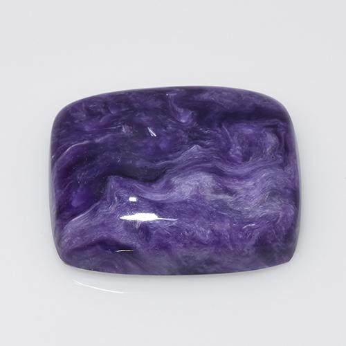 Charoïte Violet naturelle Coupe coussin, 14.45 ct, Opaque