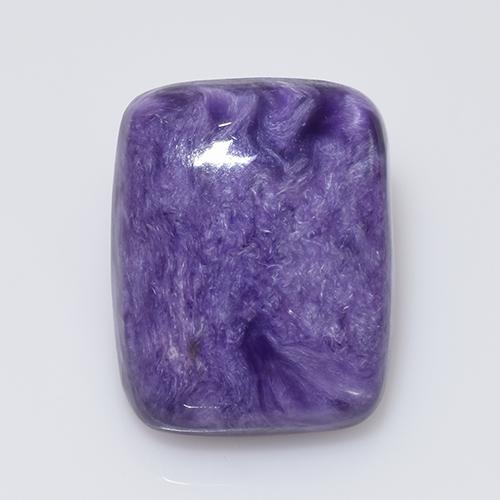 Charoïte Violet moyen naturelle Coupe coussin, 12.64 ct, Opaque