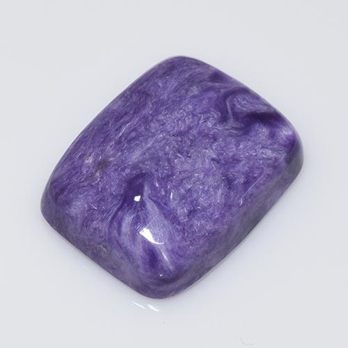 Charoïte Violet moyen naturelle Coupe coussin, 12.64 ct, Opaque