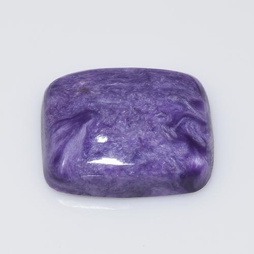 Charoïte Violet moyen naturelle Coupe coussin, 12.64 ct, Opaque