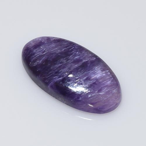 Charoïte Violet naturelle Coupe ovale, 6.77 ct, Opaque