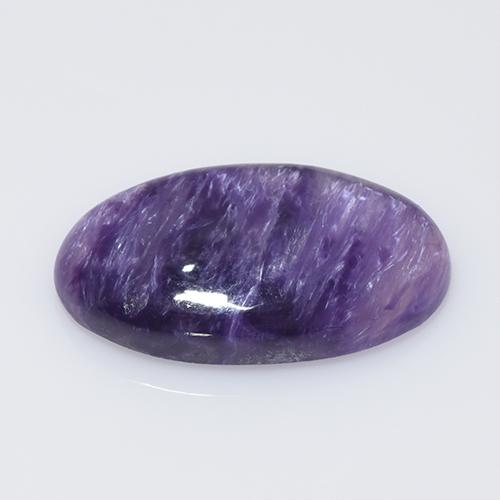 Charoïte Violet naturelle Coupe ovale, 6.77 ct, Opaque