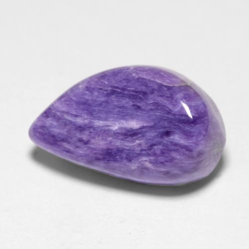 Charoïte violet naturelle forme fantaisie, 4,12 ct, opaque