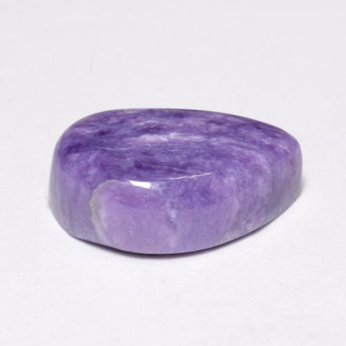 Charoïte violet naturelle forme fantaisie, 4,12 ct, opaque
