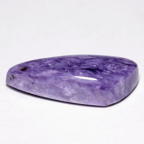 Charoïte Violet pourpre velour léger naturelle Forme fantaisie, 8.10 ct, Opaque