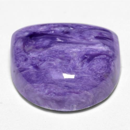Charoïte violet naturelle forme fantaisie, 10,48 ct, opaque
