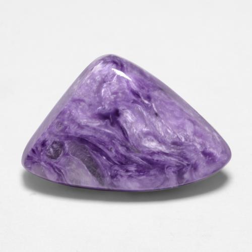 Charoïte Violet pourpre léger naturelle Forme fantaisie, 6.51 ct, Opaque