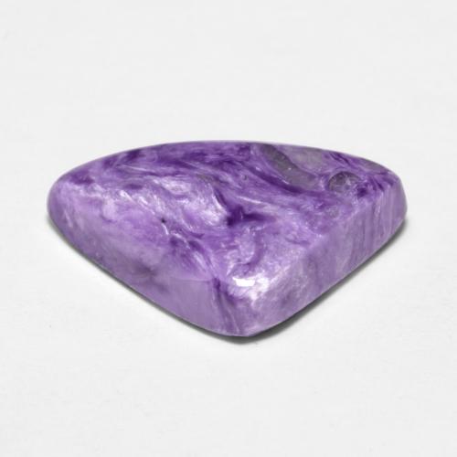 Charoïte Violet pourpre léger naturelle Forme fantaisie, 6.51 ct, Opaque