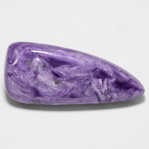 Charoïte violet naturelle forme fantaisie, 15,21 ct, opaque
