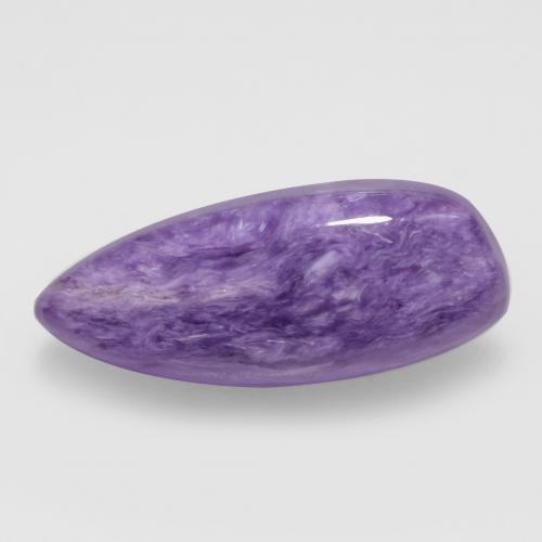 Charoïte violet naturelle forme fantaisie, 5,43 ct, opaque