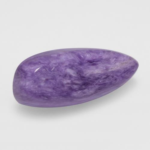 Charoïte violet naturelle forme fantaisie, 5,43 ct, opaque