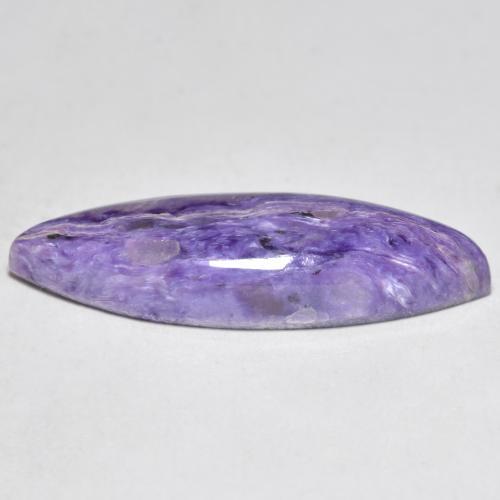Charoïte violet naturelle marquise, 7,83 ct, opaque