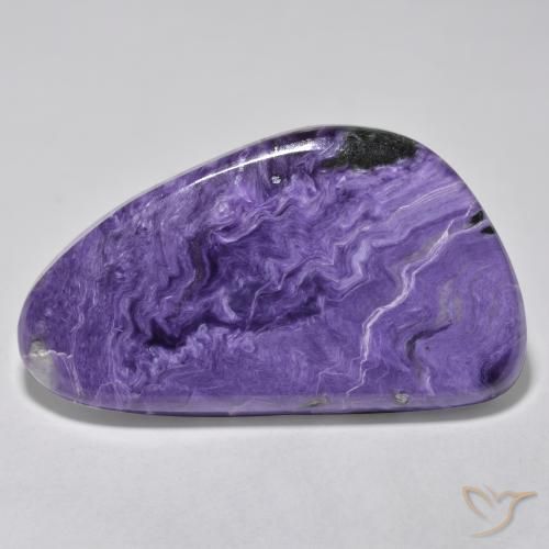 44.32ct Naturel Violet moyen Charoïte, Fantaisie, Opaque