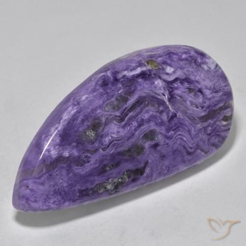 Charoïte Violet moyen naturelle Fantaisie, 48.18 ct, Opaque