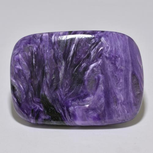 Charoïte Violet moyen naturelle Coupe coussin, 80.27 ct, Opaque