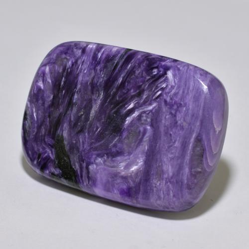Charoïte Violet moyen naturelle Coupe coussin, 80.27 ct, Opaque
