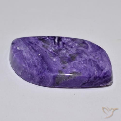Charoïte Violet pourpre velours naturelle Fantaisie, 54.20 ct, Opaque
