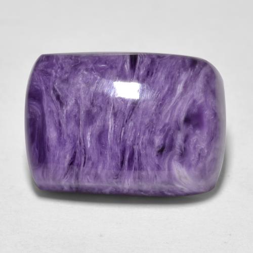 Charoïte violet naturelle coupe coussin, 9,19 ct, opaque