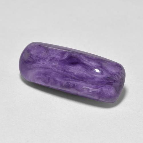 Charoïte violet naturelle coupe coussin, 4,66 ct, opaque