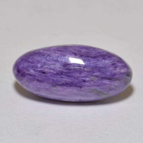 Charoïte Violet moyen naturelle Coupe ovale, 5.45 ct, Opaque
