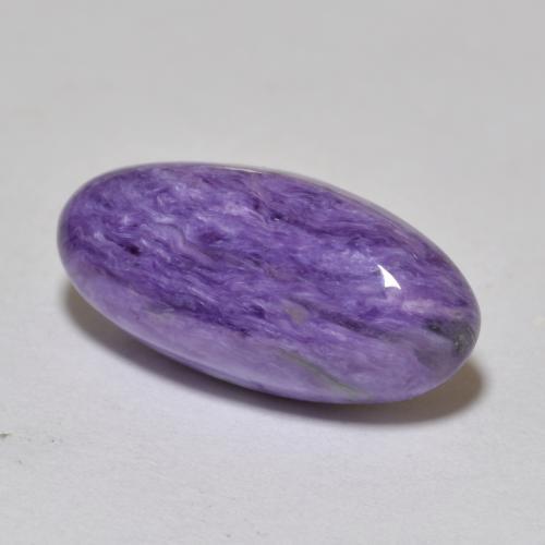 Charoïte Violet moyen naturelle Coupe ovale, 5.45 ct, Opaque