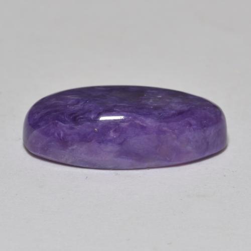 Charoïte Violet moyen naturelle Coupe ovale, 6.37 ct, Opaque