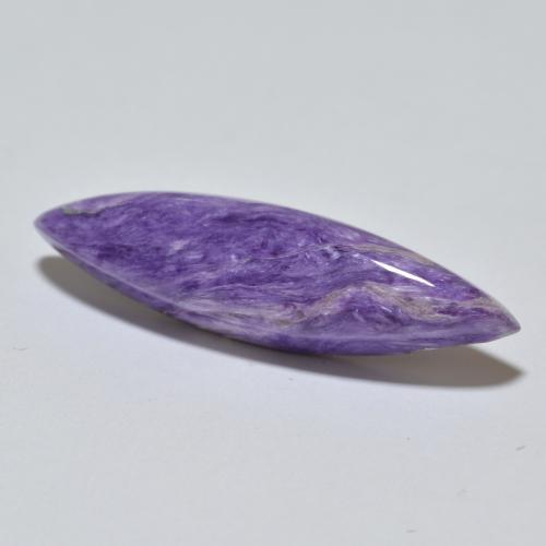 Charoïte Violet foncé naturelle Marquise, 11.86 ct, Opaque