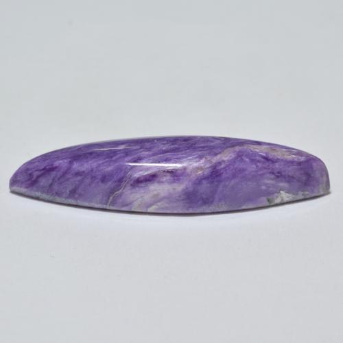 Charoïte Violet foncé naturelle Marquise, 11.86 ct, Opaque